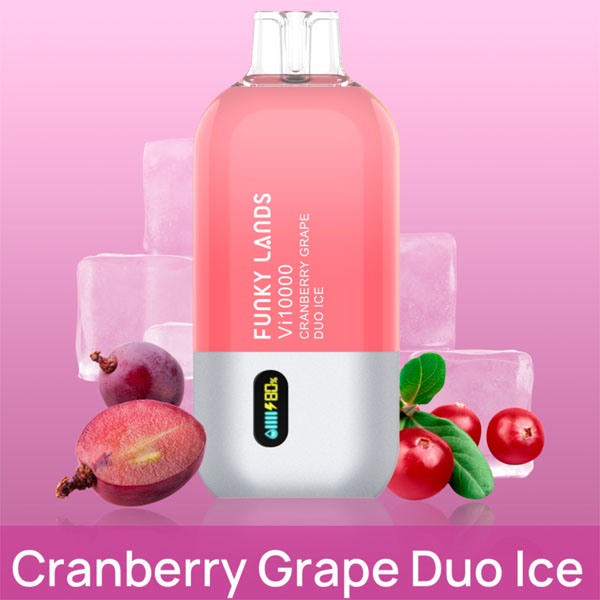Одноразовая ЭС Funky Lands Vi10000 - Cranberry Grape Duo Ice (Клюква Виноград со льдом) (M)