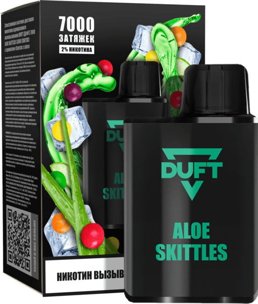 Одноразовая ЭС DUFT 7000 - Aloe Skitlezz (М)
