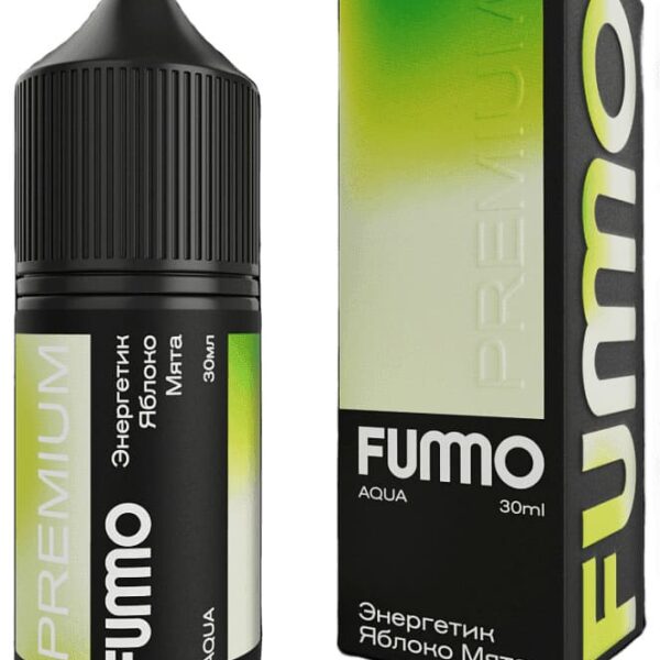 Жидкость FUMMO AQUA - Энергетик Яблоко Мята 30мл (20 Hard)