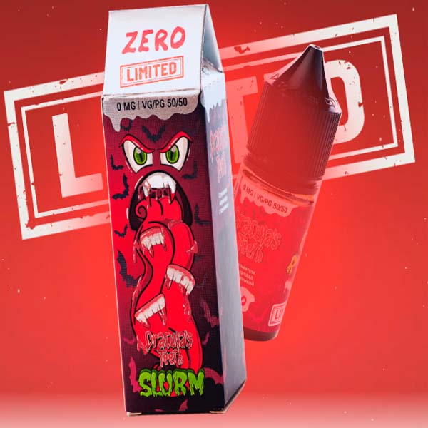 Жидкость SLURM Zero Limited Salt - Dracula's Teeth (Мармелад с земляникой) 27мл 0мг (М)