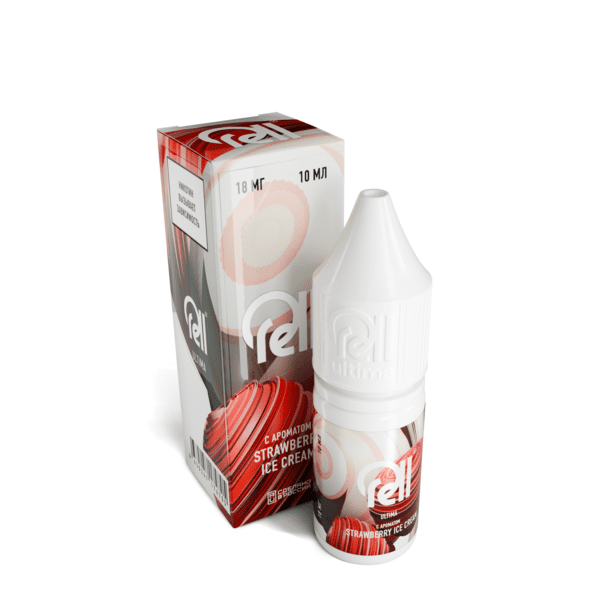 Жидкость Rell Ultimate Salt - Strawberry ice Cream 10мл (20мг) (М)