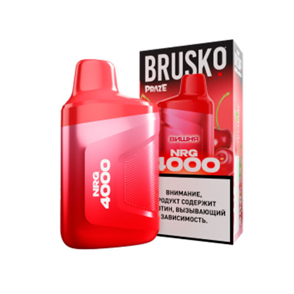Одноразовая ЭС Brusko NRG 4000 - Вишня (М)