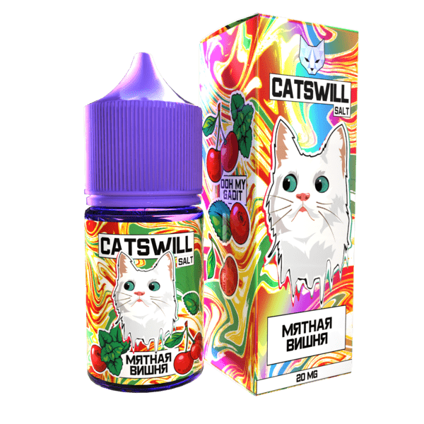 Жидкость Catswill Salt - Мятная Вишня 30мл (20 Strong) (M)
