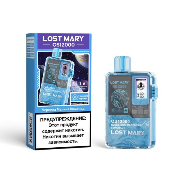 Одноразовая ЭС Lost Mary OS12000 - Черника малина лимонад