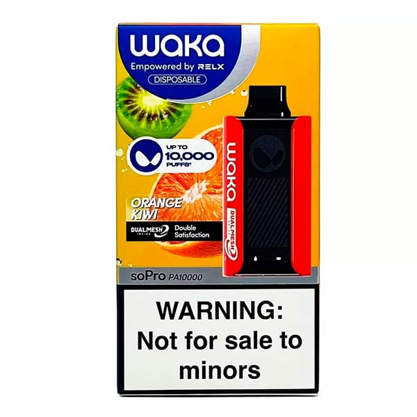Одноразовая ЭС WAKA PA10000 - Orange Kiwi (EN 5%)